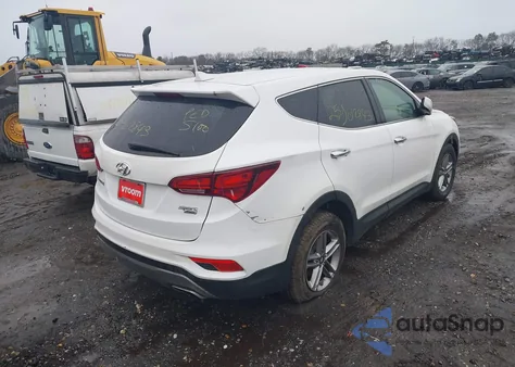 2017 Hyundai Santa Fe Sport 2.4L from USA, damaged, VIN 5NMZTDLB0HH018562